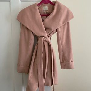 The Limited Scandal Collection stunning dusty rose belted jacket
